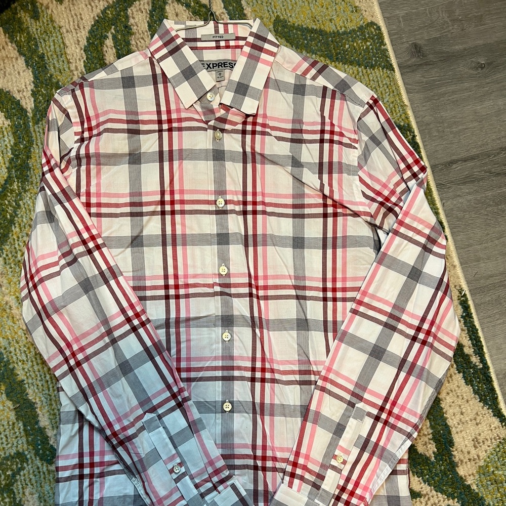 Men’s Express Button Down Dress Shirt